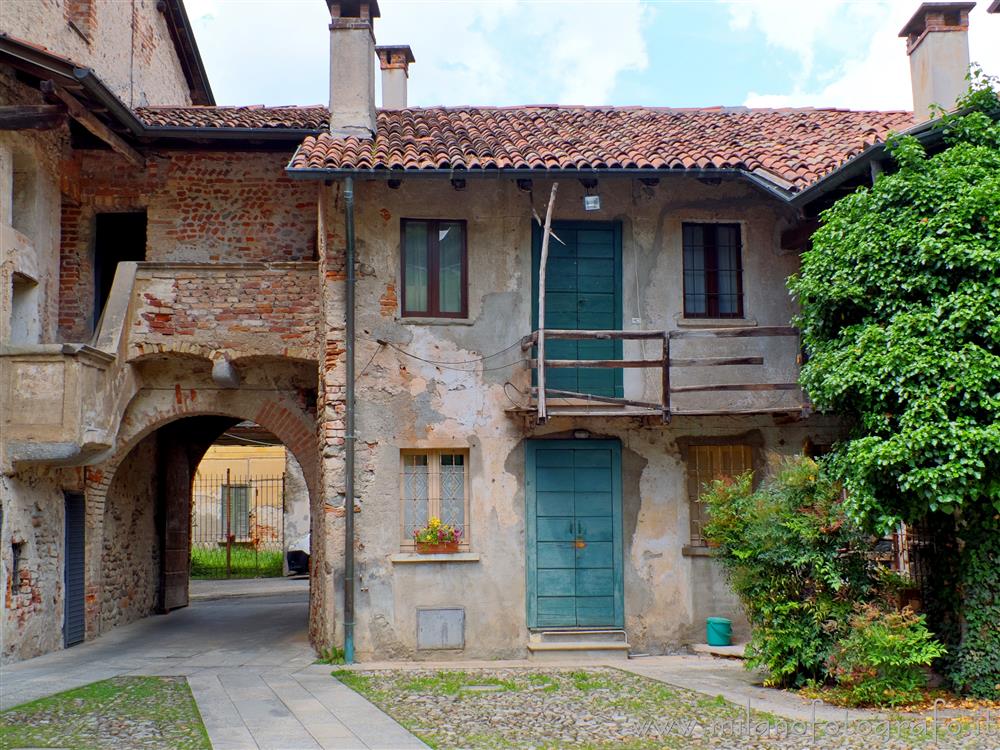 Castiglione Olona (Varese, Italy) - North side of the court of the Plastic Art Museum